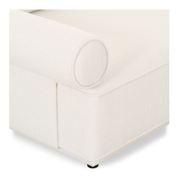 Moe's Rosello Armchair in White Texture