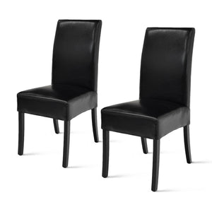 Valencia Leather Chair In Black