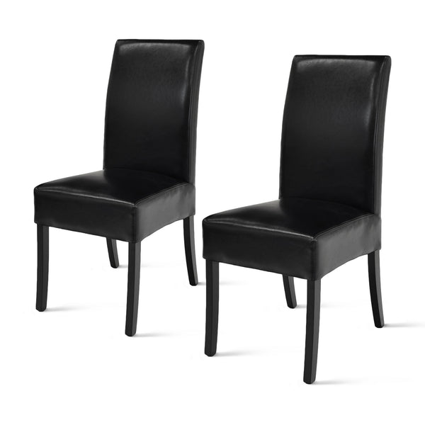 Valencia Leather Chair In Black