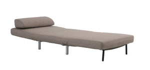 Jaidan Chair Bed in Beige Fabric