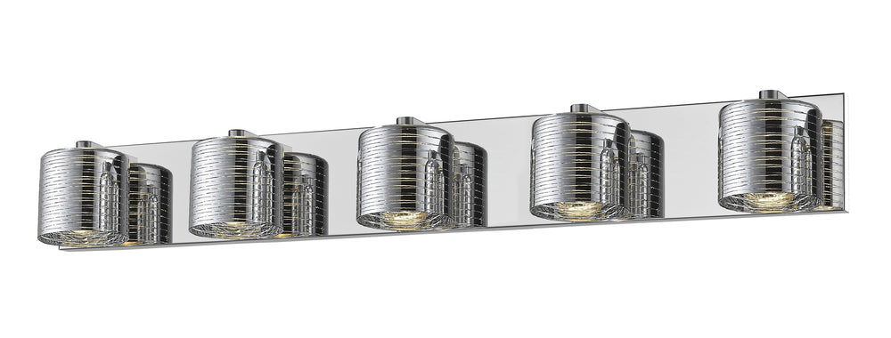 Sempter 5 Light Vanity in Chrome  Finish