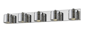 Sempter 5 Light Vanity in Chrome  Finish