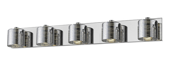 Sempter 5 Light Vanity in Chrome  Finish