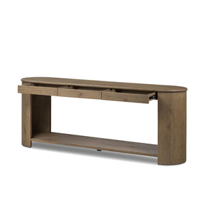Farrow Console Table - Drifted Oak Veneer