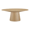 Otago Oval Dining Table in Natural Oak Finish