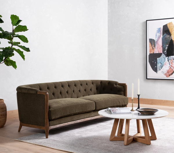 Ellsworth Sofa In 90" In Sutton Olive