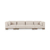 June Modular Sofa in Oatmeal with Oak Veneer Legs