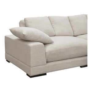 Moe's Plunge Sectional with Flip Chaise in Brown