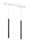 Forest 2 Light Island/Billiard in Chrome Finish