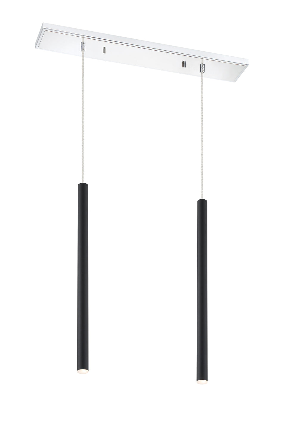 Forest 2 Light Island/Billiard in Chrome Finish