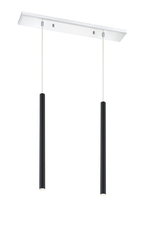 Forest 2 Light Island/Billiard in Chrome Finish