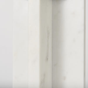 Sophia 5.5"L x 3.5"W x 10.5"H Marble Candle Holder Large