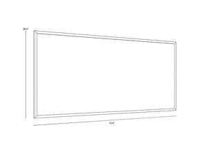 MYSTIC MOUNTAIN - 72" X 30" - BLACK FRAME
