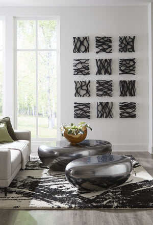 Vine Wall Tile, Black