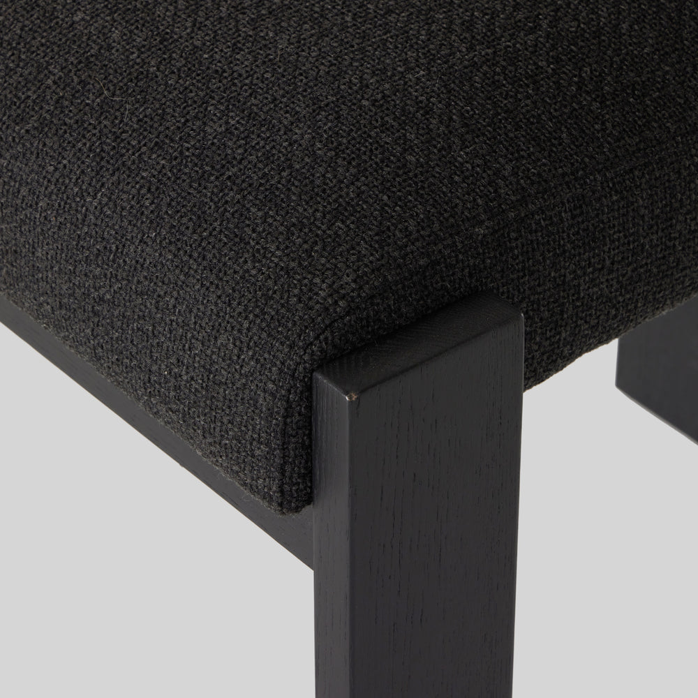 Roxy Dining Chair In Gibson Black