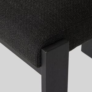 Roxy Dining Chair In Gibson Black