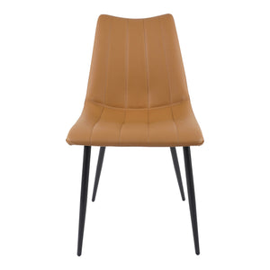 Moe's Alibi Dining Chair Set of 2 in Tan