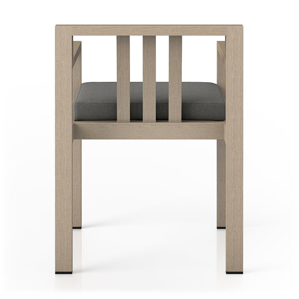 Monterey Outdoor Dining Armchair In Brown