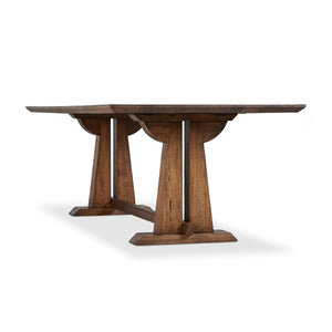 Ashwin Dining Table in Brown Oak