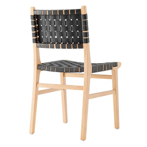 Marco PU Dining Side Chair, Black