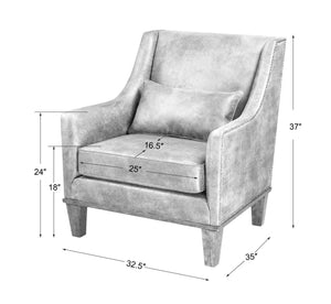 Clay Leather Armchair