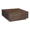 Easton Storage Coffee Table in Brown Wood