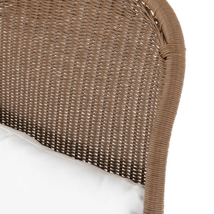 Jericho Outdoor Dining Chair In Fawn