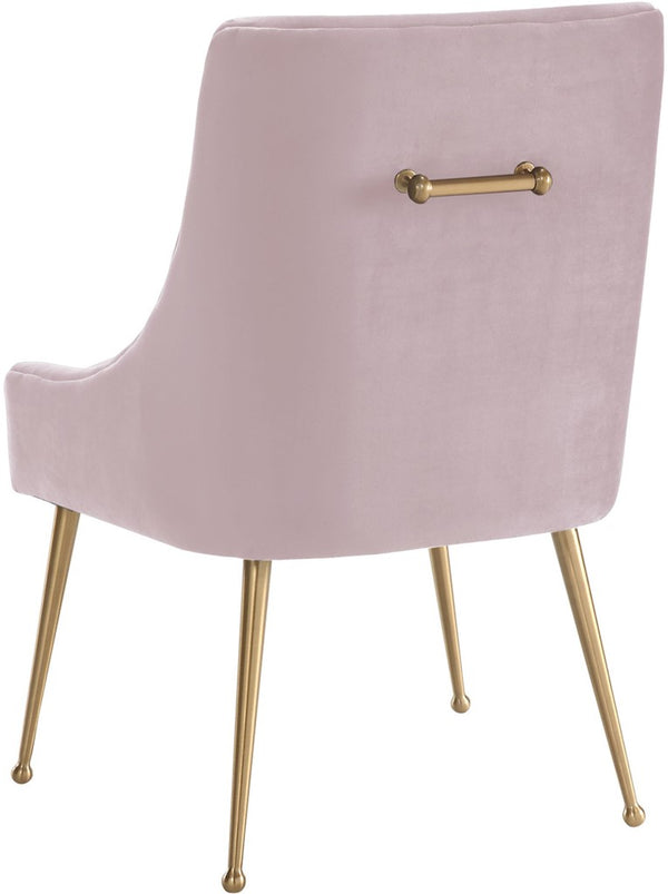Beatrix Blush Velvet Side Chair