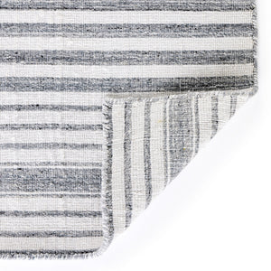 Selena Outdoor Rug In Blue Stripe And 10'x14'