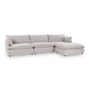Caplan 4-Piece Modular Sectional in Elite-Gray