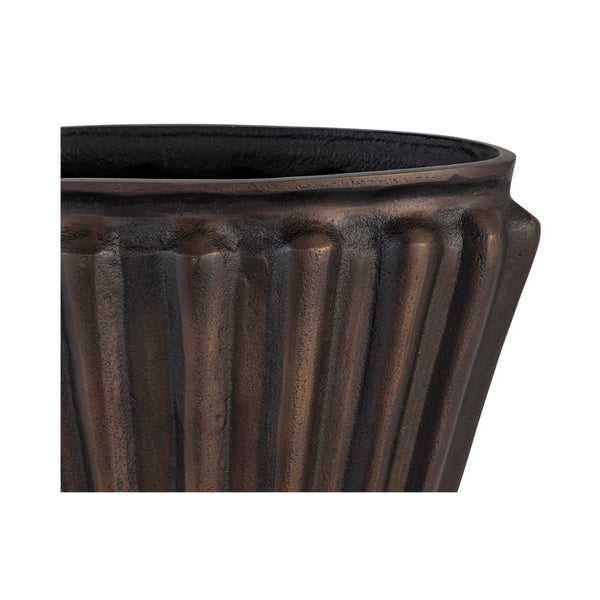 Moe's Jade Collection Aged Brass Aluminum Vase