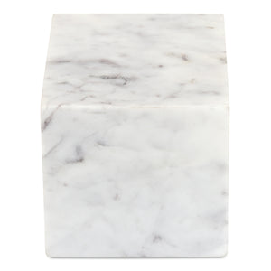 Moe's Cora Banswara Marble Cube Accent