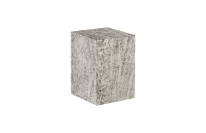 Origins Pedestal, Mitered Chamcha Wood, Grey Stone, Small