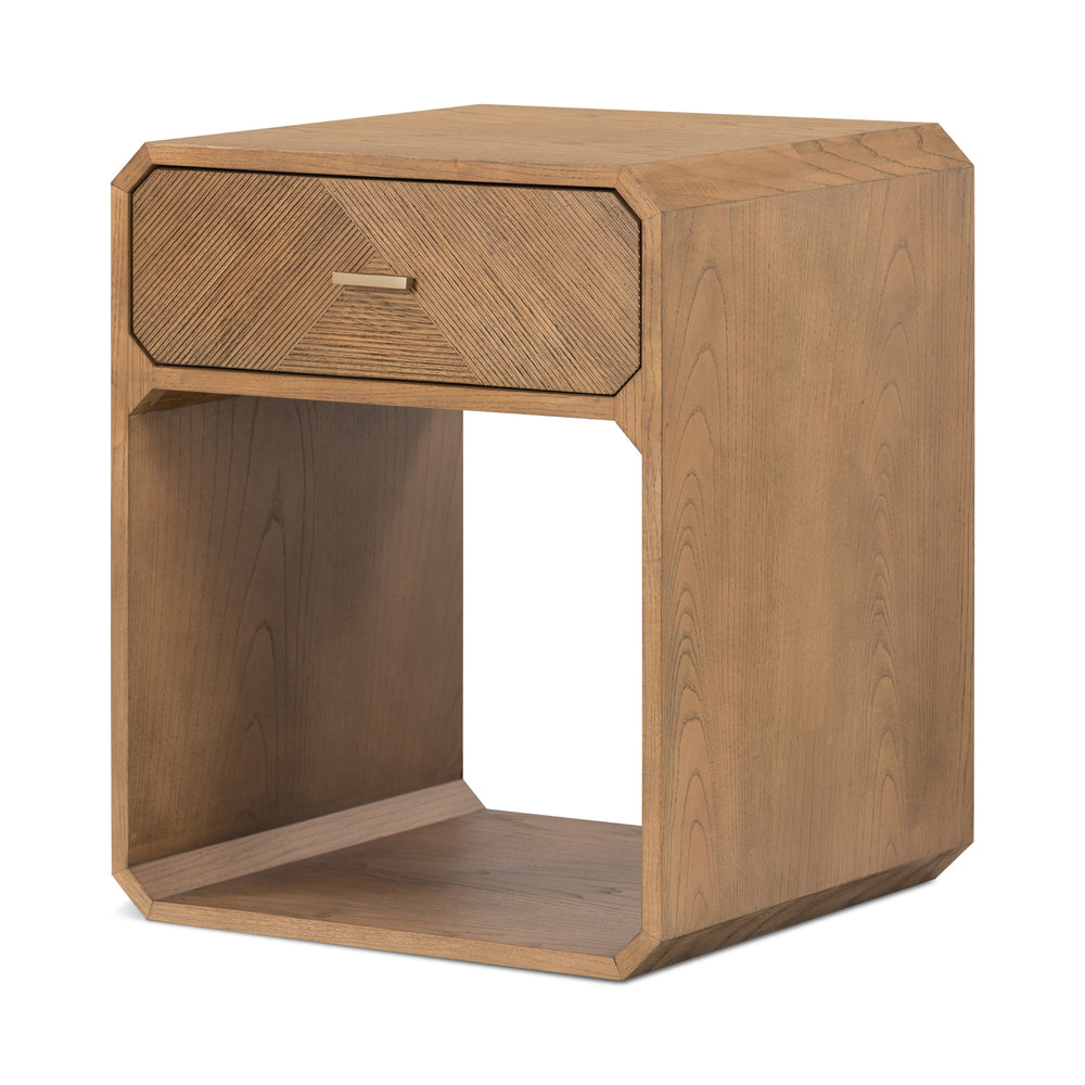 Caspian Nightstand In Natural Ash Veneer