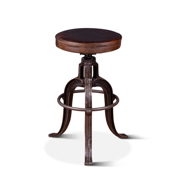 Wellington Adjusting Stool, Brown