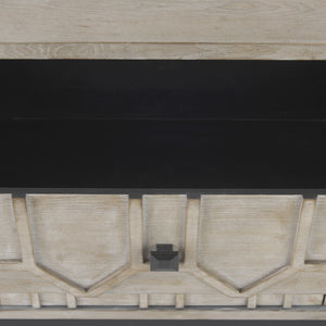 Genevieve II Light Brown Fir Veneer 9 Drawer Sideboard