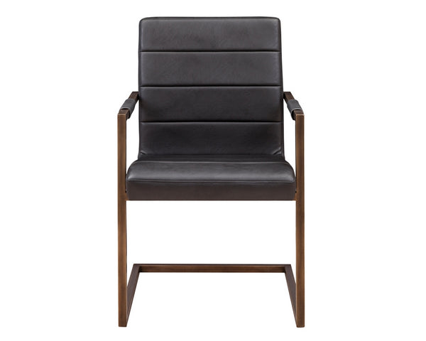 JAFAR ARMCHAIR - VINTAGE BLACK