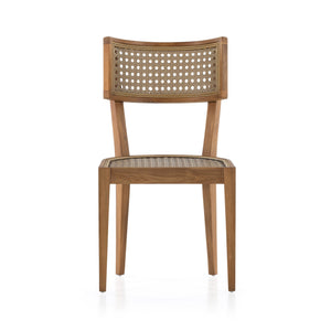 Britt Outdoor Dining Chair In Natural Teak