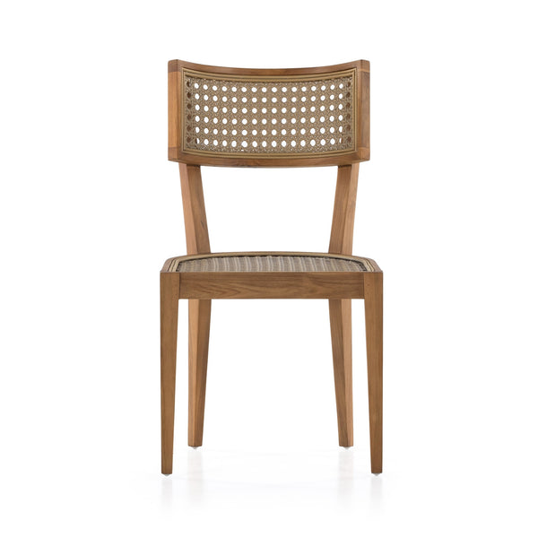 Britt Outdoor Dining Chair In Natural Teak