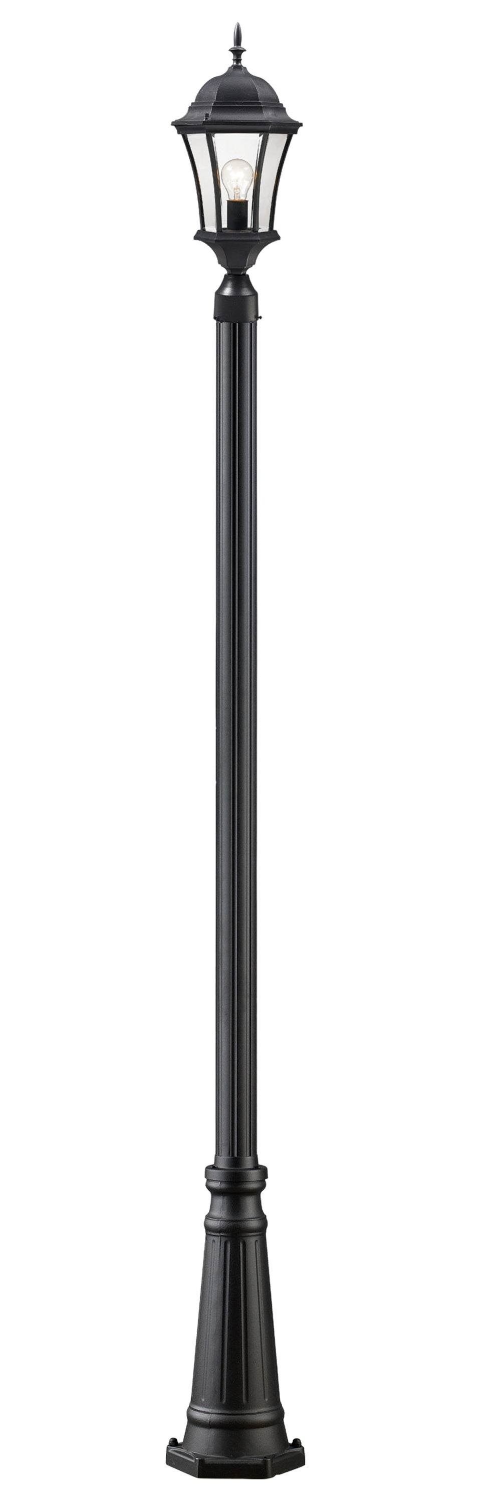 Wakefield Outdoor Post Light in Black Finish
