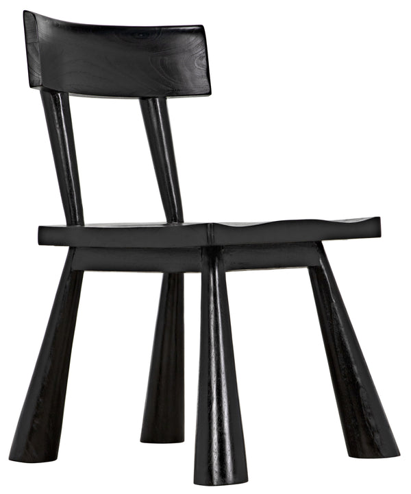 Gilbert Sungkai/Mindi Chair in Charcoal Black