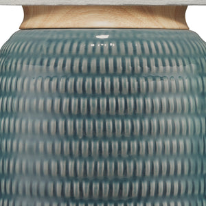 Graham Ceramic Table Lamp, Blue