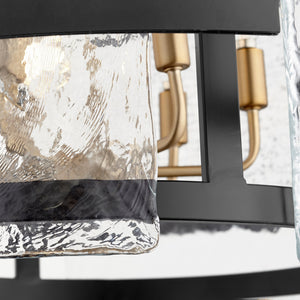 Panorama Chandelier in Noir / Aged Brass