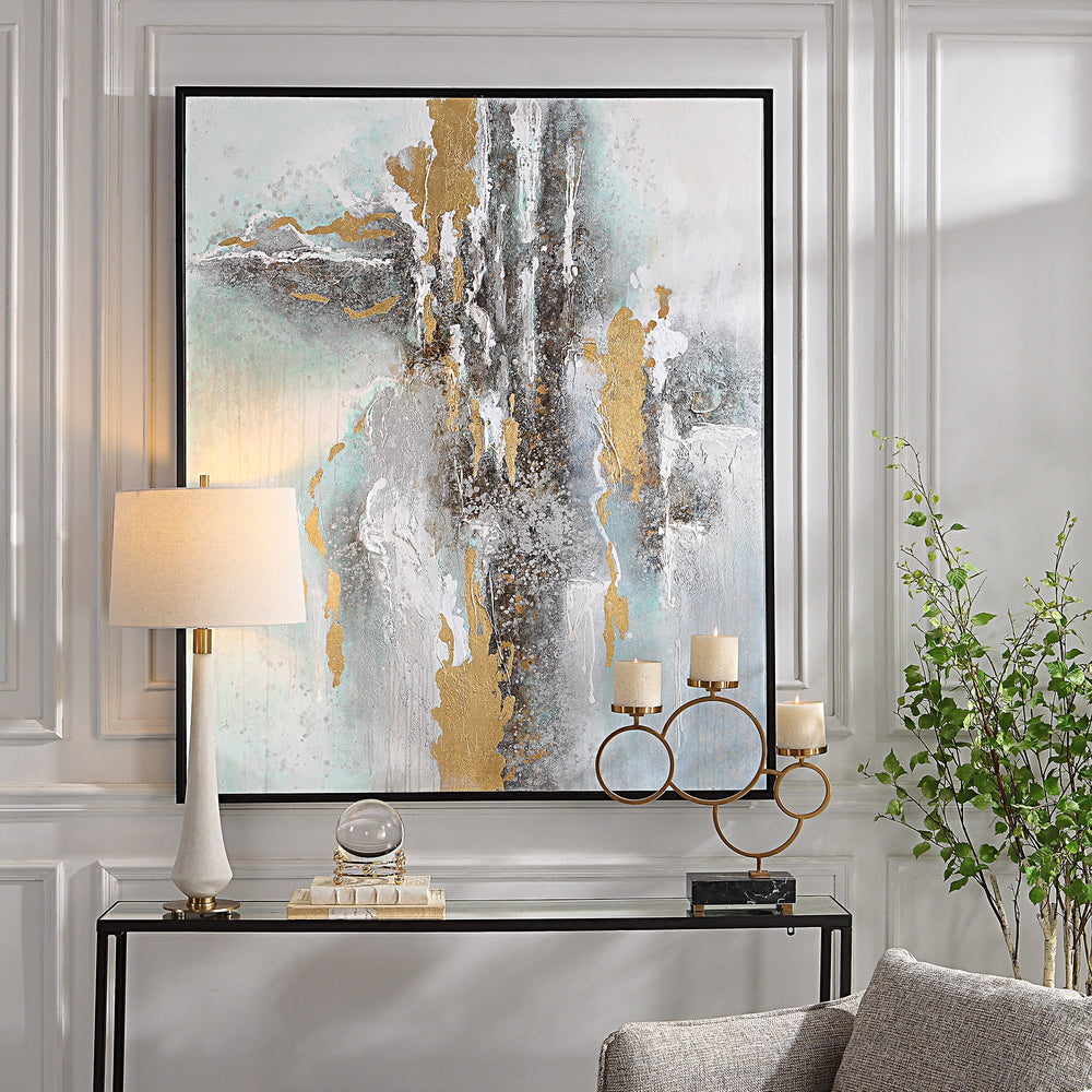 Mountain Mist Hand Painted Canvas
