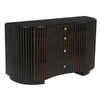 Irene Dresser, Hand Rubbed Black with Light Brown Trim
