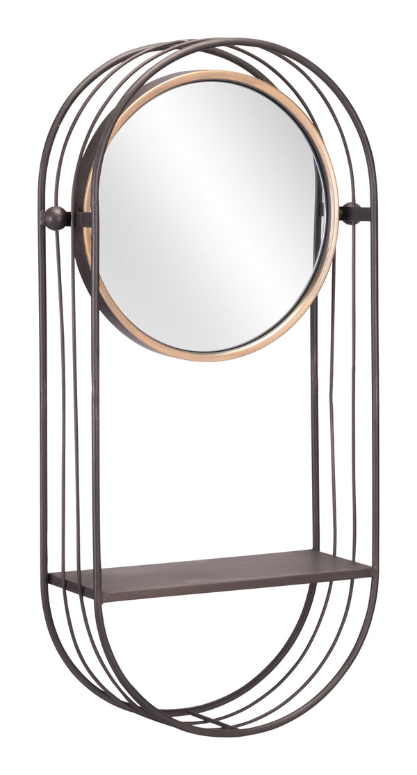 Saroni Mirror Shelf Gray