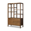 Hawkes Bookcase - Dark Walnut Solid