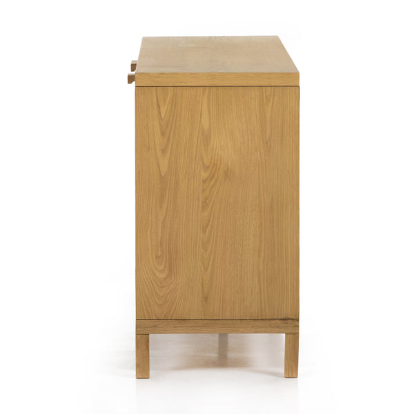 Allegra Sideboard In Honey Oak Veneer