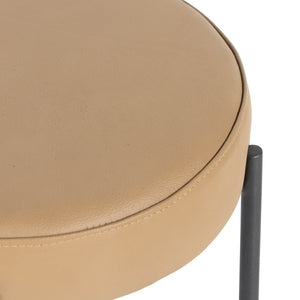 Nocona Stool In Tan Leather In Counter