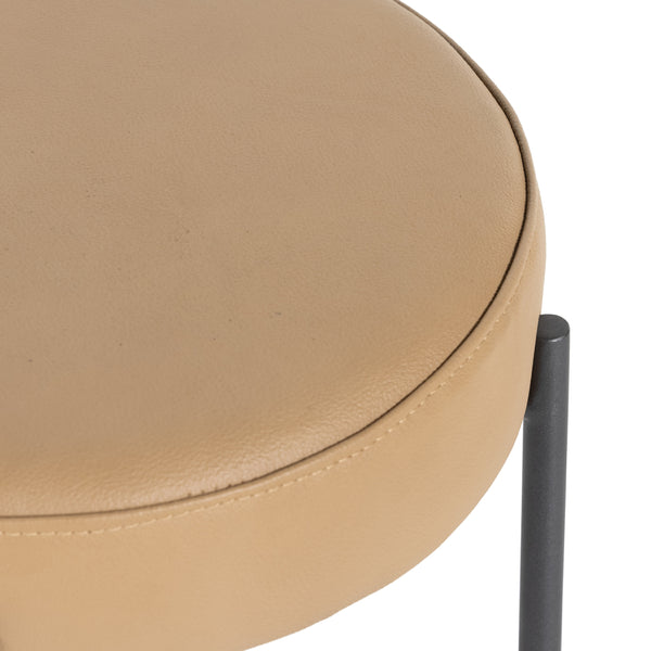 Nocona Stool In Tan Leather In Counter